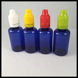Cina Biru 30ml Botol Plastik Botol Penetes PET Botol Cig Cairan pemasok