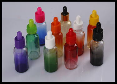 Cina Gradient Glass Dropper Bottle Care Care E Botol penetes cair 30ml pemasok