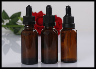 Cina Botol Penetes Kaca Amber 30ml Botol Minyak Esensial Botol Kosmetik pemasok