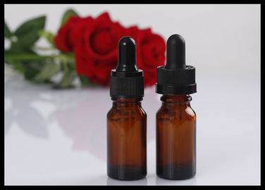 Cina Parfum Essential Oil Glass Dropper Bottle 10ml Amber Pencetakan Logo Disesuaikan pemasok