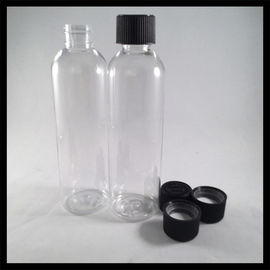 Cina 120ml Twist Top Juice Bottles, Vial Plastik Transparan Dengan Topi Sekrup pemasok