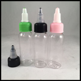 Cina Botol Penetes Plastik 60ml Standar Tinggi, Botol Plastik 30ml Dengan Topi Putar pemasok