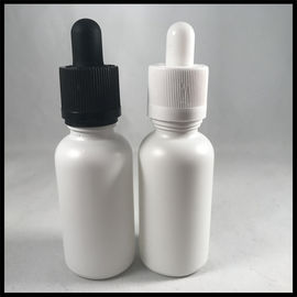 Cina Susu Putih 30ml Botol Penetes Kaca Minyak Esensial Wadah Cairan Rokok pemasok