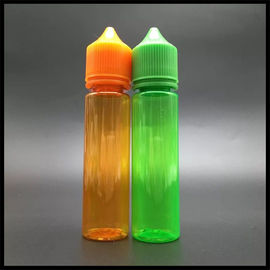 Cina Chubby Unicorn 60ml Botol Penetes Plastik Wadah Warna Uap Hijau / Oranye pemasok