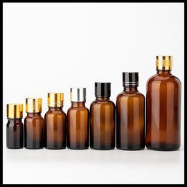Cina Tamper Proof Cap Amber Glass Dropper Botol Pilihan Penyimpanan Multi Warna pemasok