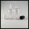 Botol Penetes Kosmetik Plastik Bening 50ml, Kemasan Medis Botol Penetes Mata Plastik pemasok