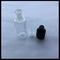 Transparan PET E Botol Cair 15ml Tip Penetes Panjang Tipis Dengan Topi Tamper Pengaman pemasok