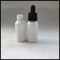 Botol Pipet Plastik PET Putih Pencetakan Label 30ml Dengan Topi Pengaman pemasok