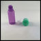 Liquid Dropper LDPE Isi Ulang Botol 10ml Ungu Tip Tipis Panjang Topi Pengaman pemasok