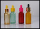 Kustom 30ml Botol Penetes Kaca Gelap Untuk Kemasan Kosmetik Kelas Medis pemasok