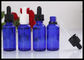 Botol Minyak Biru Garomatherapy 30ml, Botol Minyak Esensial Farmasi Kosong pemasok