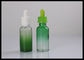 E Liquid E Juice 30ml Botol Penetes Kaca Minyak Esensial Gradien Hijau pemasok