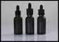 30ml Black Gradient Glass Bottle E cair Botol Penetes Minyak Asap pemasok