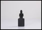 Mode Matte Hitam Minyak Esensial Botol Penetes Kaca 15 ml Untuk Kemasan Parfum pemasok