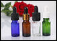 Parfum Essential Oil Glass Dropper Bottle 10ml Amber Pencetakan Logo Disesuaikan pemasok
