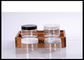 Transparan Kosong PET Jar Krim Kosmetik 50g Pot Kosmetik Kecil Tahan Suhu Rendah pemasok