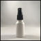 Matte Putih Minyak Esensial Botol Penetes Kaca 15ml Dengan Tutup Pompa Semprot pemasok