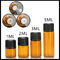Botol Kaca Minyak Esensial Ukuran Mini Cap Normal Untuk Serum / Parfum 1ml 2ml 3ml 5ml pemasok