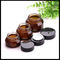 Amber Jar Krim Kosmetik 15g 30g 50g Perawatan kulit Botol Krim Wajah PETG Persetujuan ISO pemasok