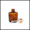 30ml Brown Square Botol Penetes Minyak Esensial Kaca Amber Wadah Aromaterapi pemasok