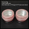 Windowed Aluminium Can / Tin Matte Pink Nail Box Kemasan kosmetik pemasok