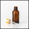 Tamper Proof Cap Amber Glass Dropper Botol Pilihan Penyimpanan Multi Warna pemasok
