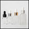 Botol Penetes Kaca Clear Square Bpa Gratis Untuk Aromaterapi Minyak Esensial pemasok