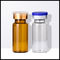 10ml Vial Kaca Kosong Botol Kosmetik Stopper Karet Serum Steril Kontainer pemasok