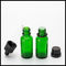 Botol Kaca Minyak Esensial Hijau 20ml Kapasitas Bahan Daur Ulang BPA Gratis pemasok
