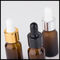 Botol Penetes Kaca Amber 10ml, Wadah Kosmetik Parfum Bentuk Bulat pemasok