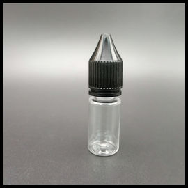 Cina 10ml RV Botol Unicorn Plastik, Topi Hitam Unicorn Drip Botol Untuk E Liquid pemasok